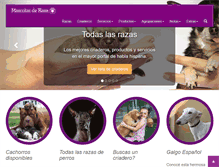 Tablet Screenshot of mascotasderaza.com